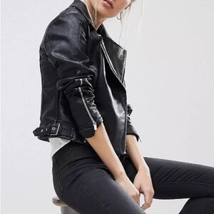 Morgan De Toi PU Biker Jacket